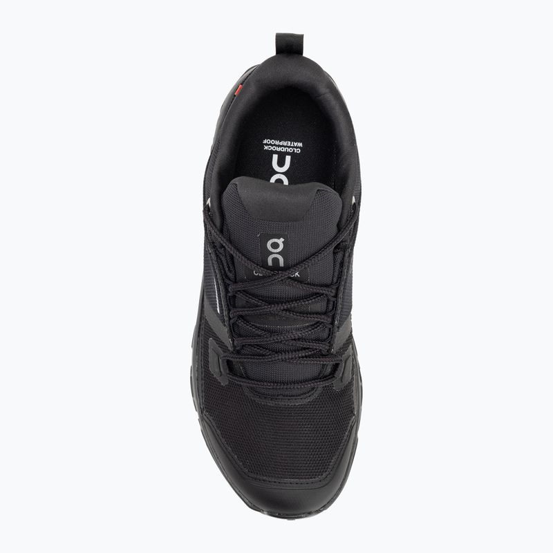 Moteriški batai On Running Cloudrock Low Waterproof black/black 5