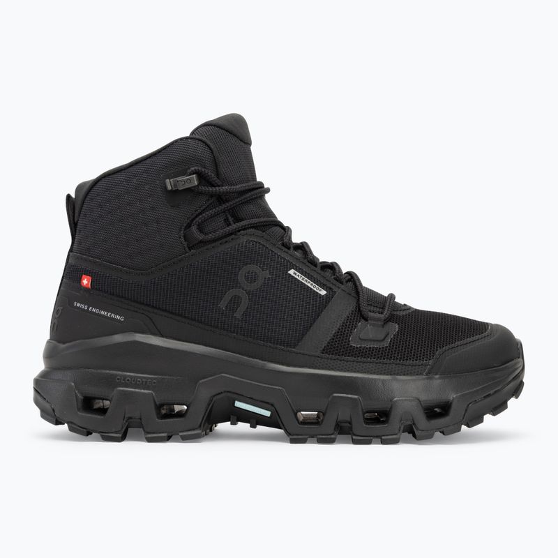 Moteriški batai On Cloudrock Mid Waterproof black/black 2