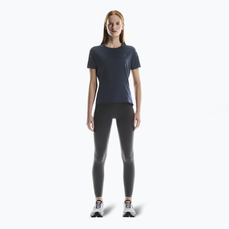 Moteriški bėgimo marškinėliai On Performance-T navy/black 2