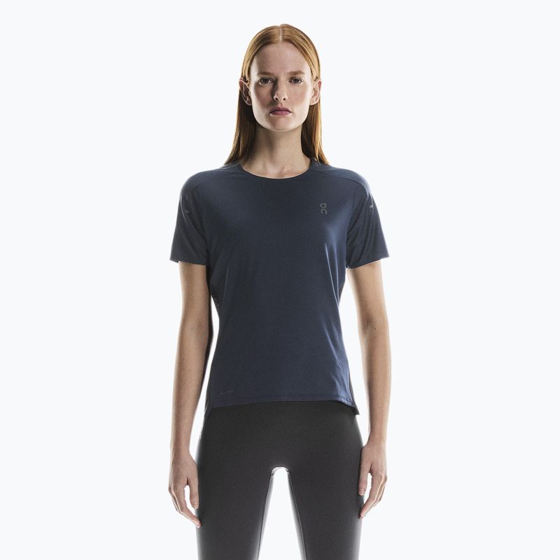Moteriški bėgimo marškinėliai On Performance-T navy/black 4