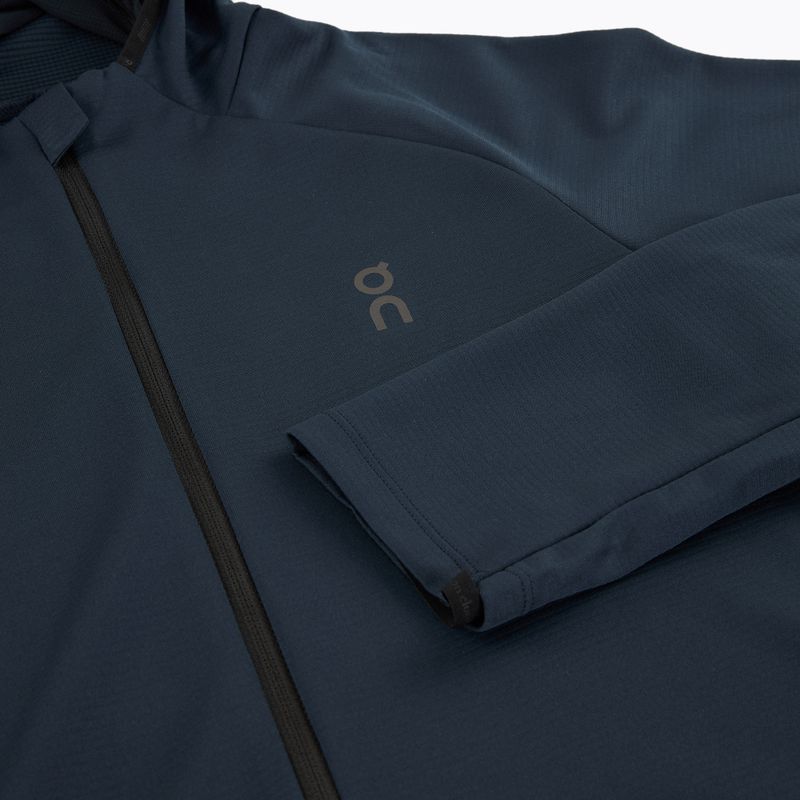 Moteriškas bėgimo džemperis On Climate Zip Hoodie navy 5