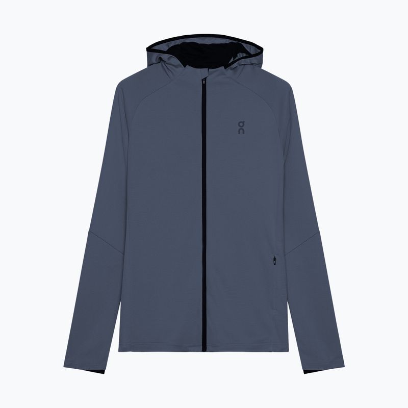 Moteriškas bėgimo džemperis On Climate Zip Hoodie navy