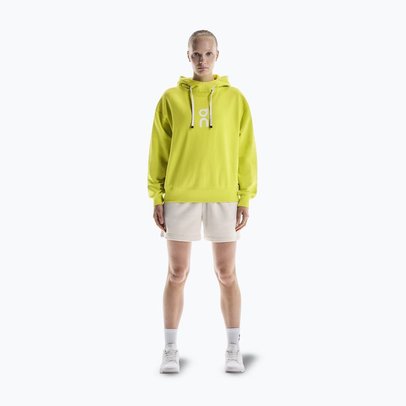 Moteriškas džemperis On Running Club Hoodie lime 2