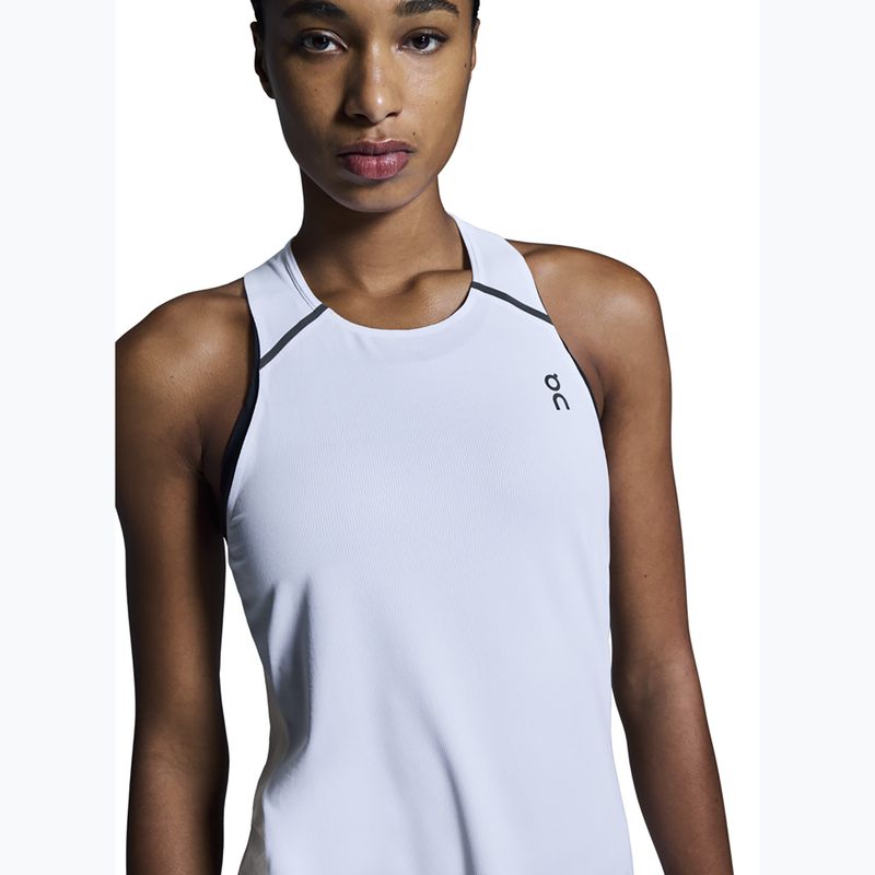 Moteriški bėgimo marškinėliai On Performance Tank white/silver 4