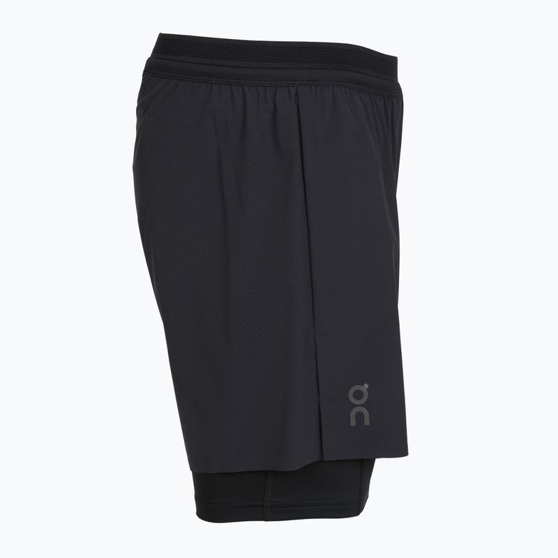 Vyriški bėgimo šortai On 5" Performance 2/1 black 3