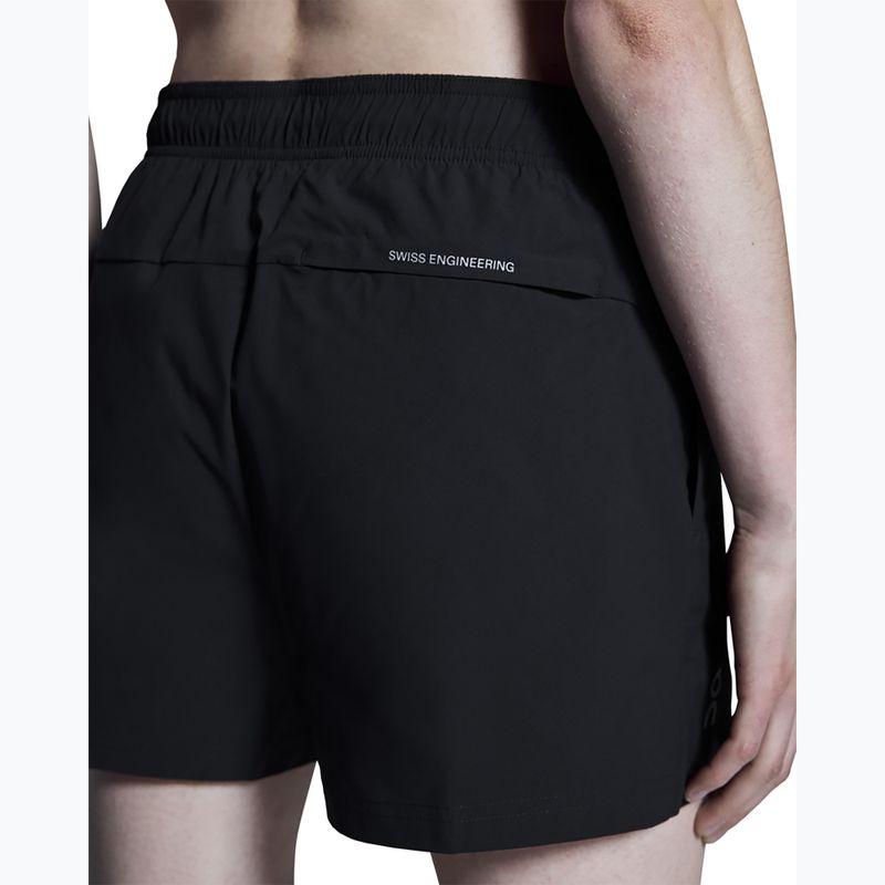 Moteriški bėgimo šortai On 3" Core black 5