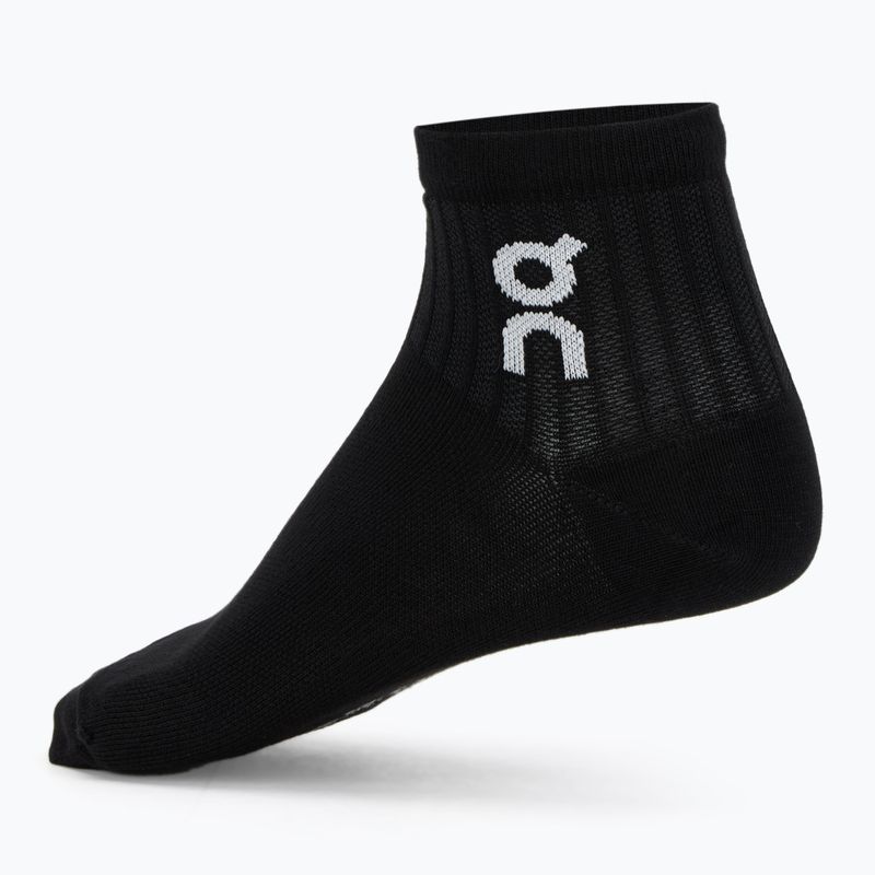 Kojinės On Running Logo Sock Mid 3 poros black 2