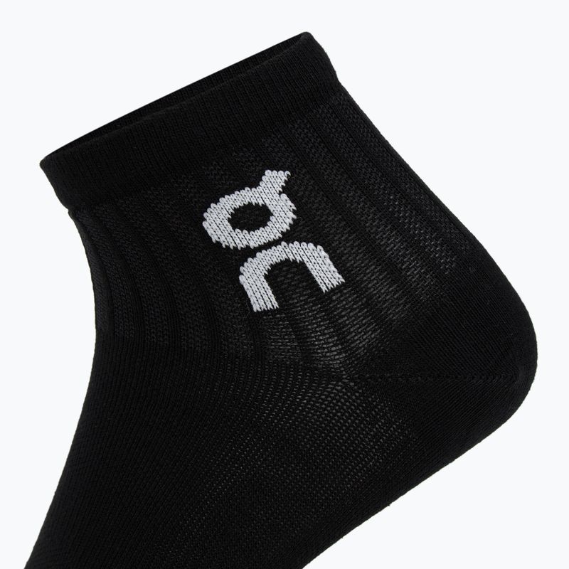 Kojinės On Running Logo Sock Mid 3 poros black 4