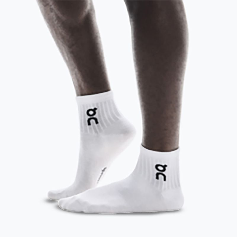 Kojinės On Logo Sock Mid 3 poros white 5