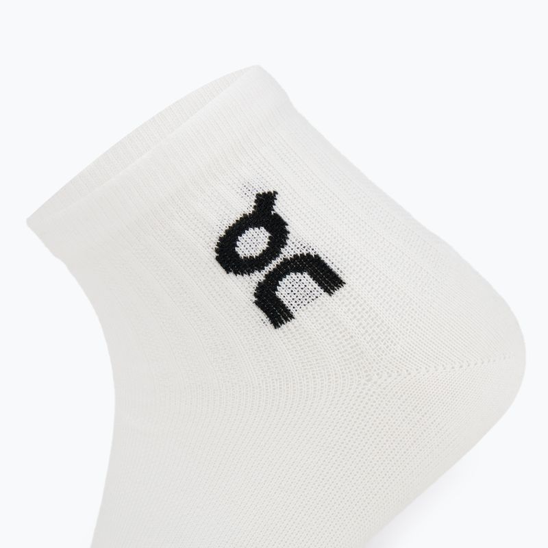 Kojinės On Running Logo Sock Mid 3 poros white 4