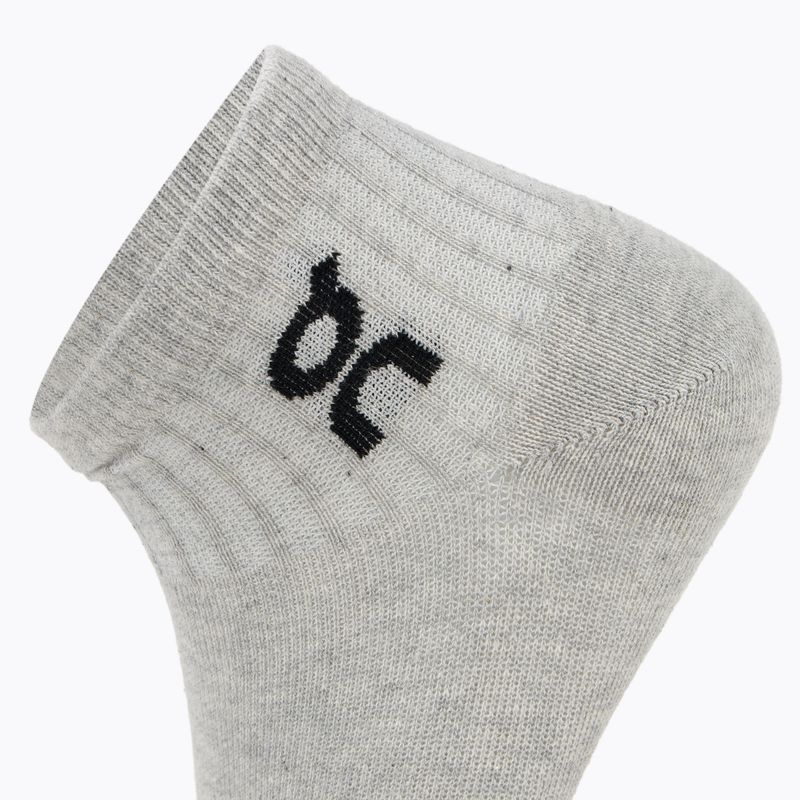 Kojinės On Running Logo Sock Mid 3 poros heather gray 4