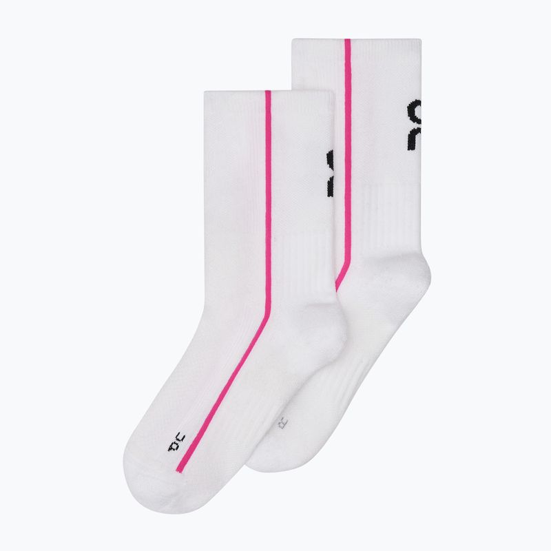 Kojinės On Running Court High white/pink
