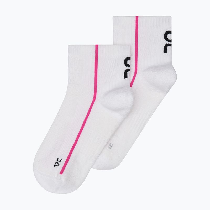 Kojinės On Running Court Mid white/pink