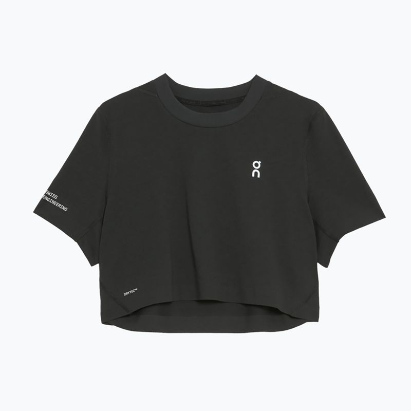Moteriški treniruočių marškinėliai On Train-T Crop black 8