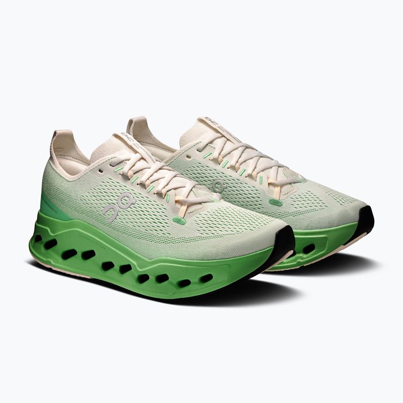 Vyriški bėgimo batai On Cloudsurfer Max ivory/honeydew 3