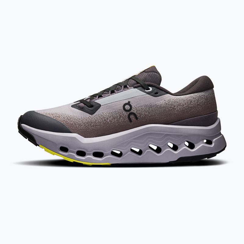 Moteriški bėgimo bateliai On Cloudsurfer Trail 2 Waterproof juoda/alyvinė 2