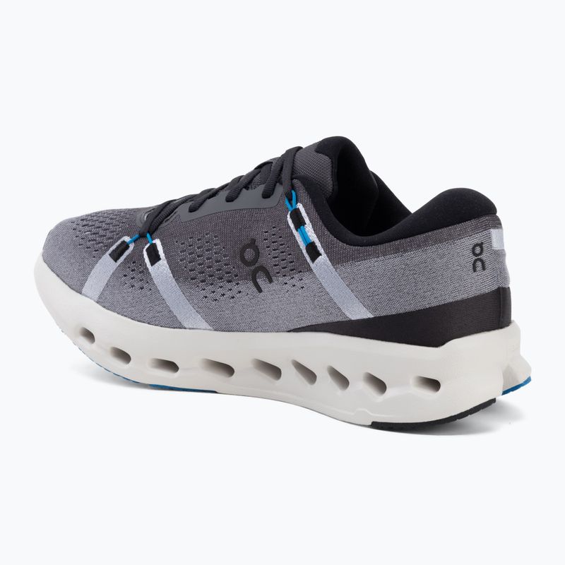 Moteriški bėgimo batai On Cloudsurfer 2 Wide black/malibu 3