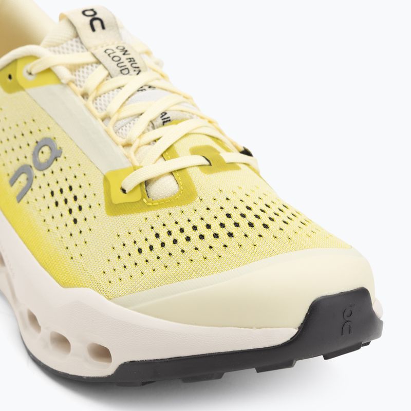 Vyriški bėgimo bateliai On Cloudsurfer Trail 2 ivory/lime 7