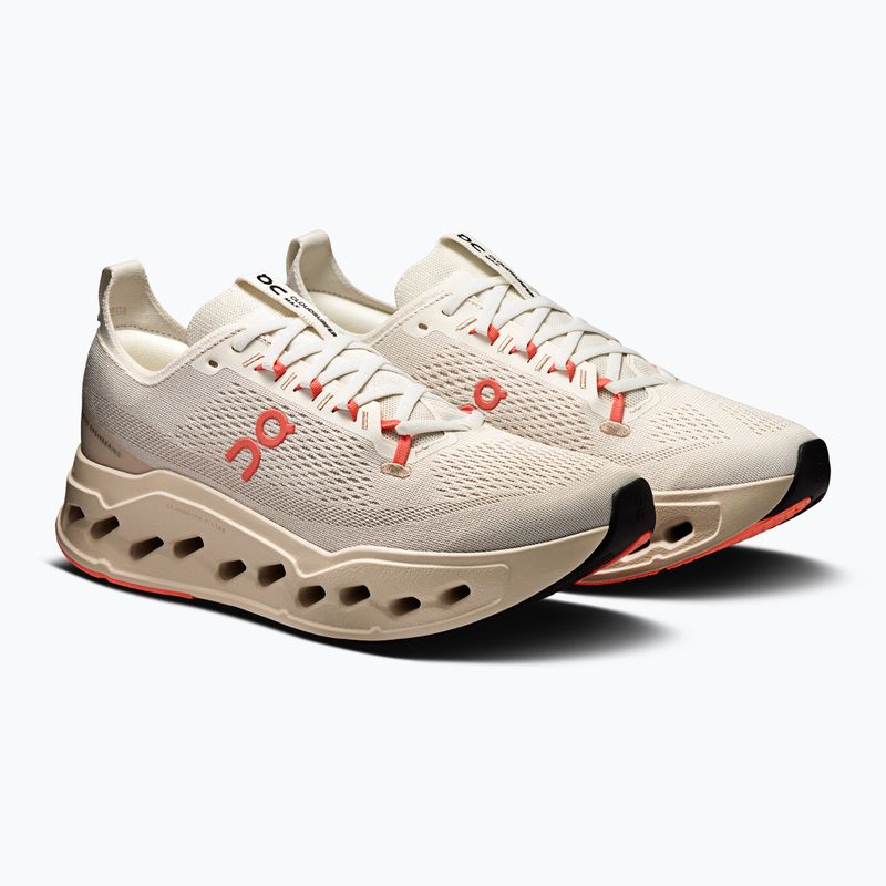 Vyriški bėgimo batai On Cloudsurfer Max ivory/salmon 3