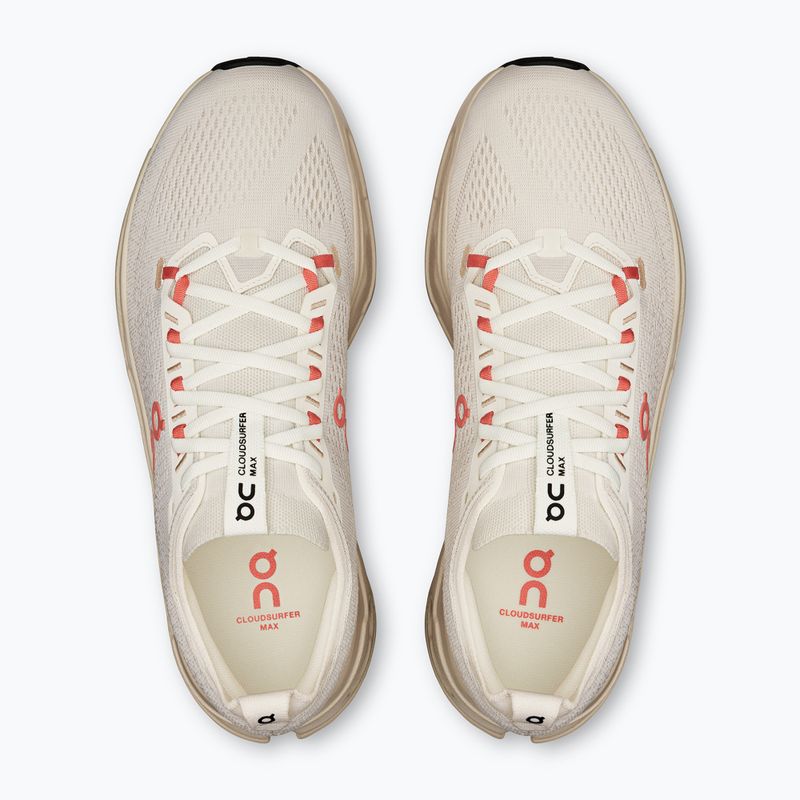 Vyriški bėgimo batai On Cloudsurfer Max ivory/salmon 6