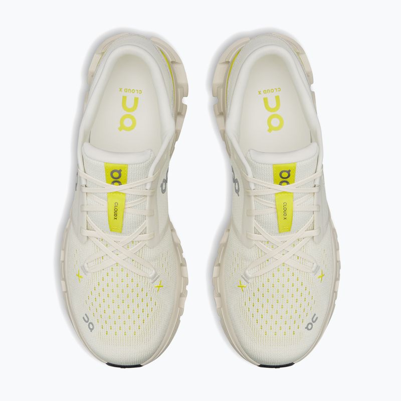 Vyriški bėgimo bateliai On Cloud X 4 ivory/lime 6