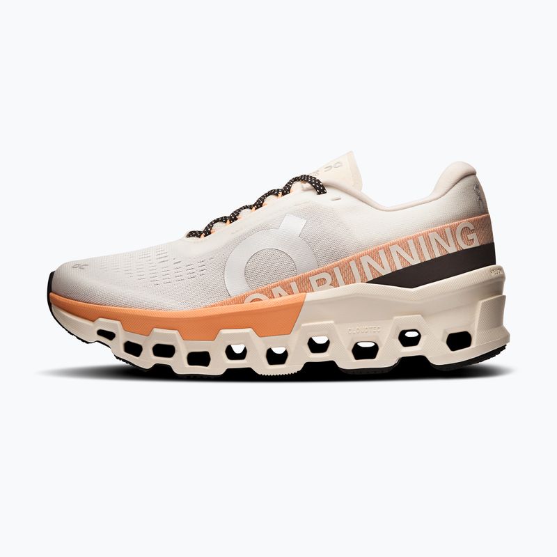Moteriški bėgimo batai On Cloudmonster 2 ivory/tangerine 2