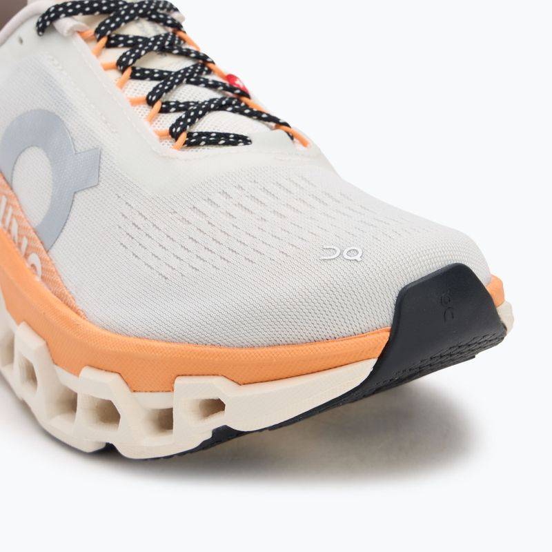 Moteriški bėgimo batai On Cloudmonster 2 ivory/tangerine 7