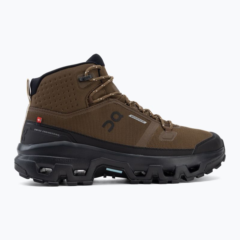Vyriški turistiniai batai On Cloudrock Mid Waterproof earth/black 2
