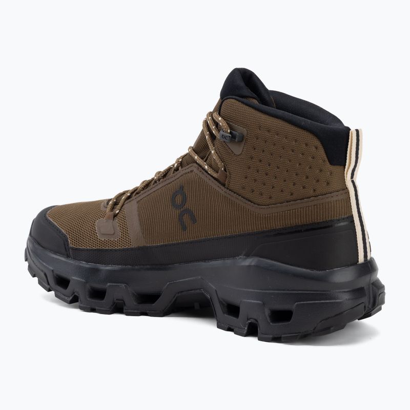 Vyriški turistiniai batai On Cloudrock Mid Waterproof earth/black 3