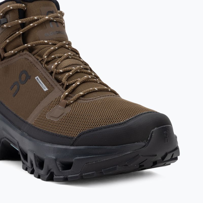 Vyriški turistiniai batai On Cloudrock Mid Waterproof earth/black 7