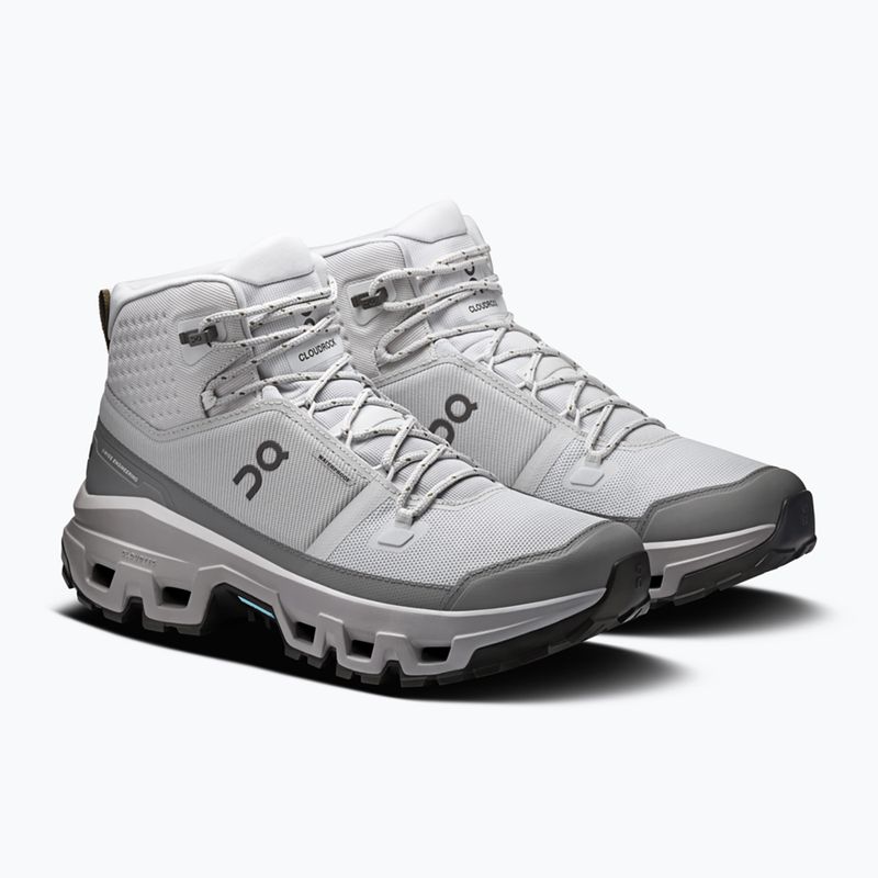 Vyriški turistiniai batai On Cloudrock Mid Waterproof glacier/alloy 2