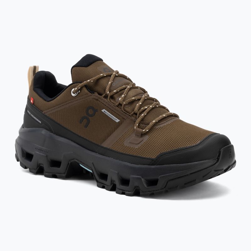 Vyriški batai On Cloudrock Low Waterproof earth/black