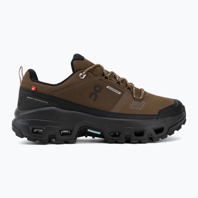 Vyriški batai On Cloudrock Low Waterproof earth/black 2