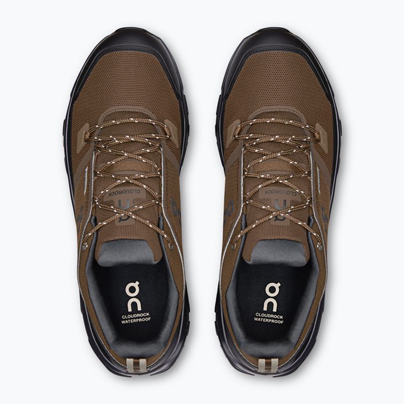 Moteriški batai On Cloudrock Low Waterproof earth/black 5