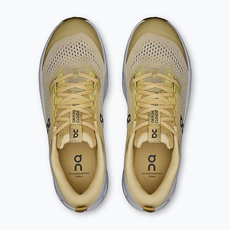 Vyriški bėgimo bateliai On Running Cloudsurfer Trail 2 safari/glacier 6