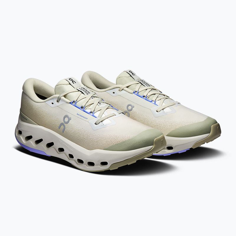 Vyriški bėgimo bateliai On Running Cloudsurfer Trail 2 Waterproof ghost/chalk 3