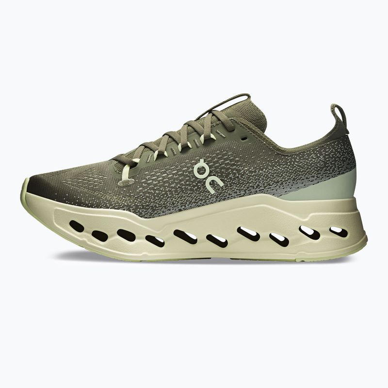 Vyriški bėgimo batai On Cloudsurfer Max olive/seedling 2