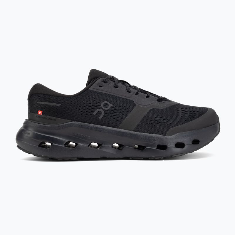 Vyriški bėgimo bateliai On Cloudrunner 3 Wide juoda/juoda 2