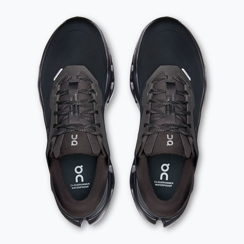 Vyriški bėgimo batai On Cloudrunner 3 Waterproof black/black 6