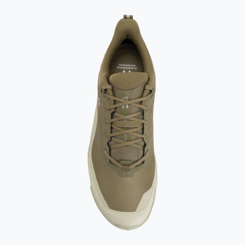 Vyriški žygio batai On Running Cloudhorizon 2 Waterproof olive/chalk 5