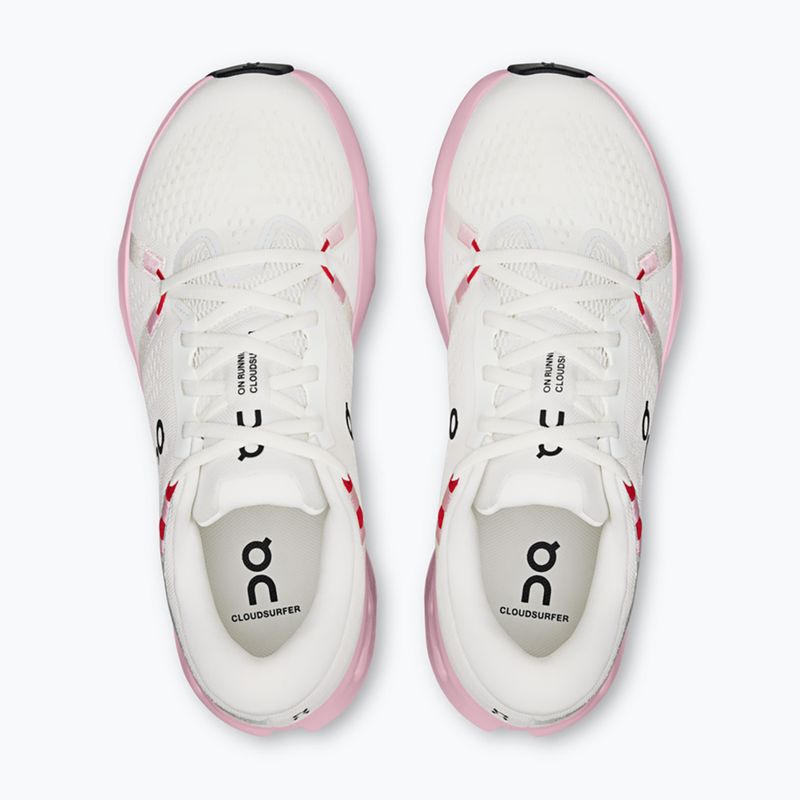 Moteriški bėgimo batai On Cloudsurfer 2 ivory/peony 6