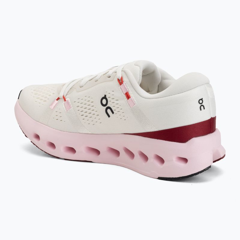 Moteriški bėgimo batai On Cloudsurfer 2 ivory/peony 3