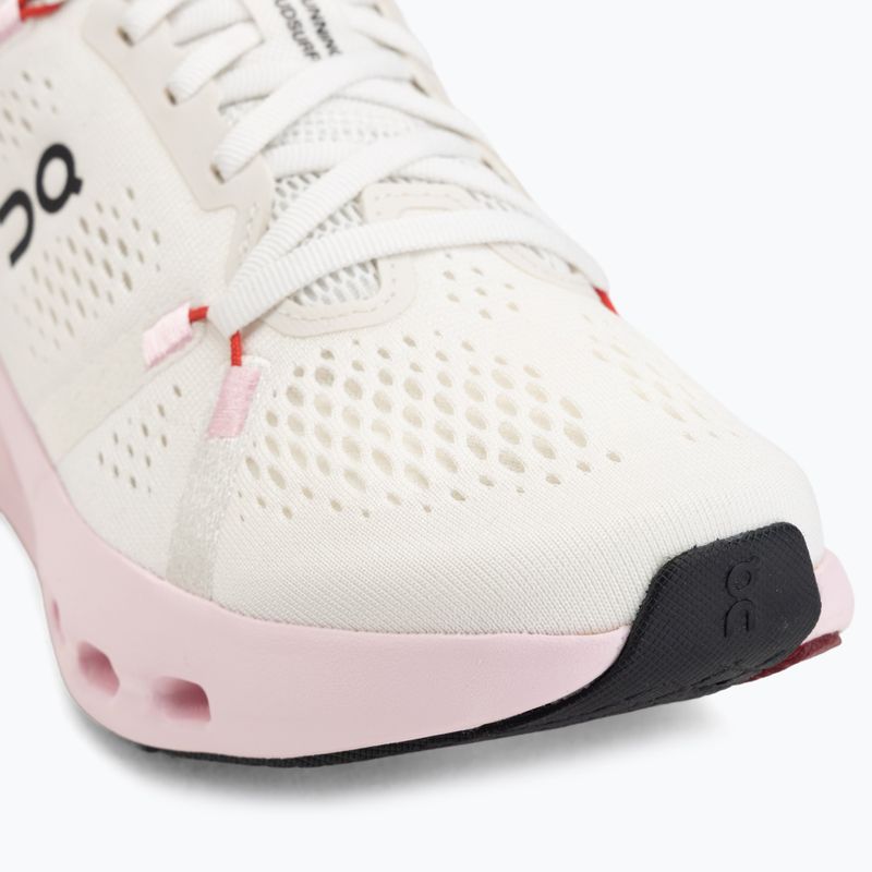 Moteriški bėgimo batai On Cloudsurfer 2 ivory/peony 7