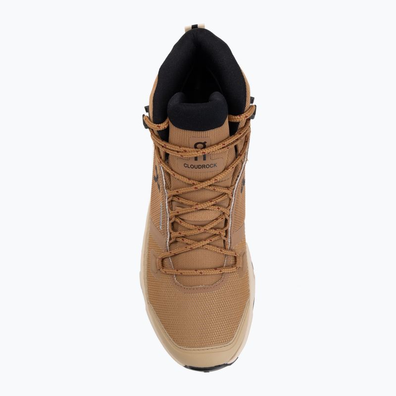 Moteriški batai On Cloudrock Mid Waterproof sphinx/sand 5