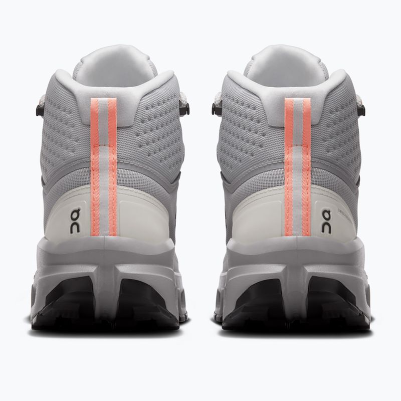 Moteriški turistiniai batai On Cloudrock Mid Waterproof glacier/alloy 5
