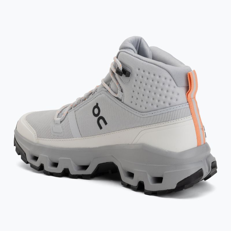 Moteriški turistiniai batai On Cloudrock Mid Waterproof glacier/alloy 3