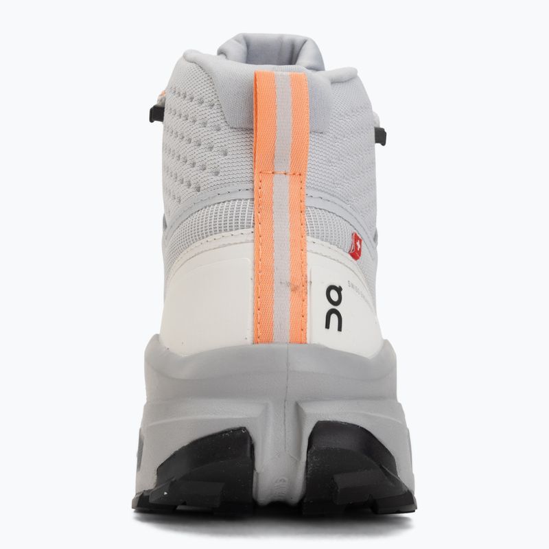 Moteriški turistiniai batai On Cloudrock Mid Waterproof glacier/alloy 6