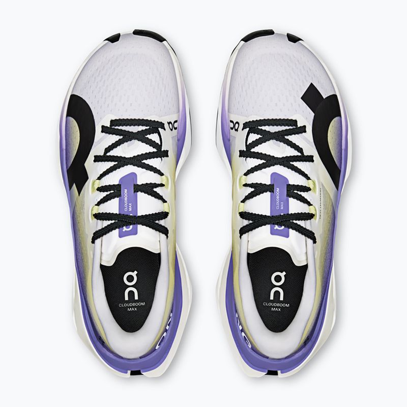 Moteriški bėgimo bateliai On Cloudboom Max white/juniper 6