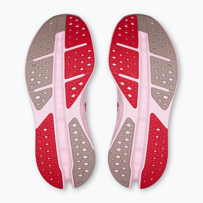 Moteriški bėgimo batai On Cloudsurfer Max ivory/peony 5