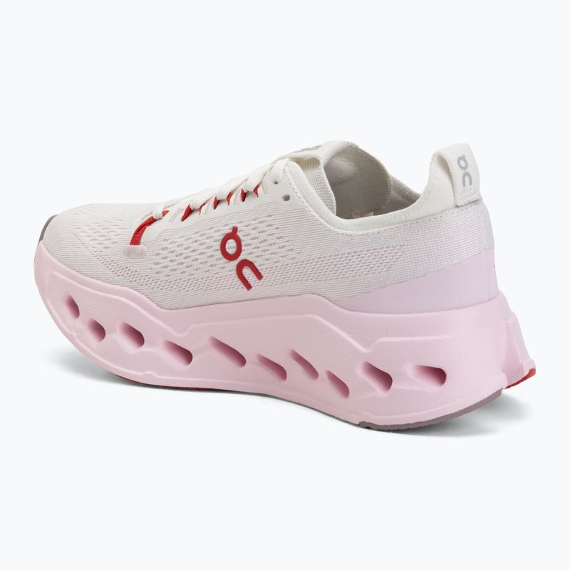 Moteriški bėgimo batai On Cloudsurfer Max ivory/peony 3